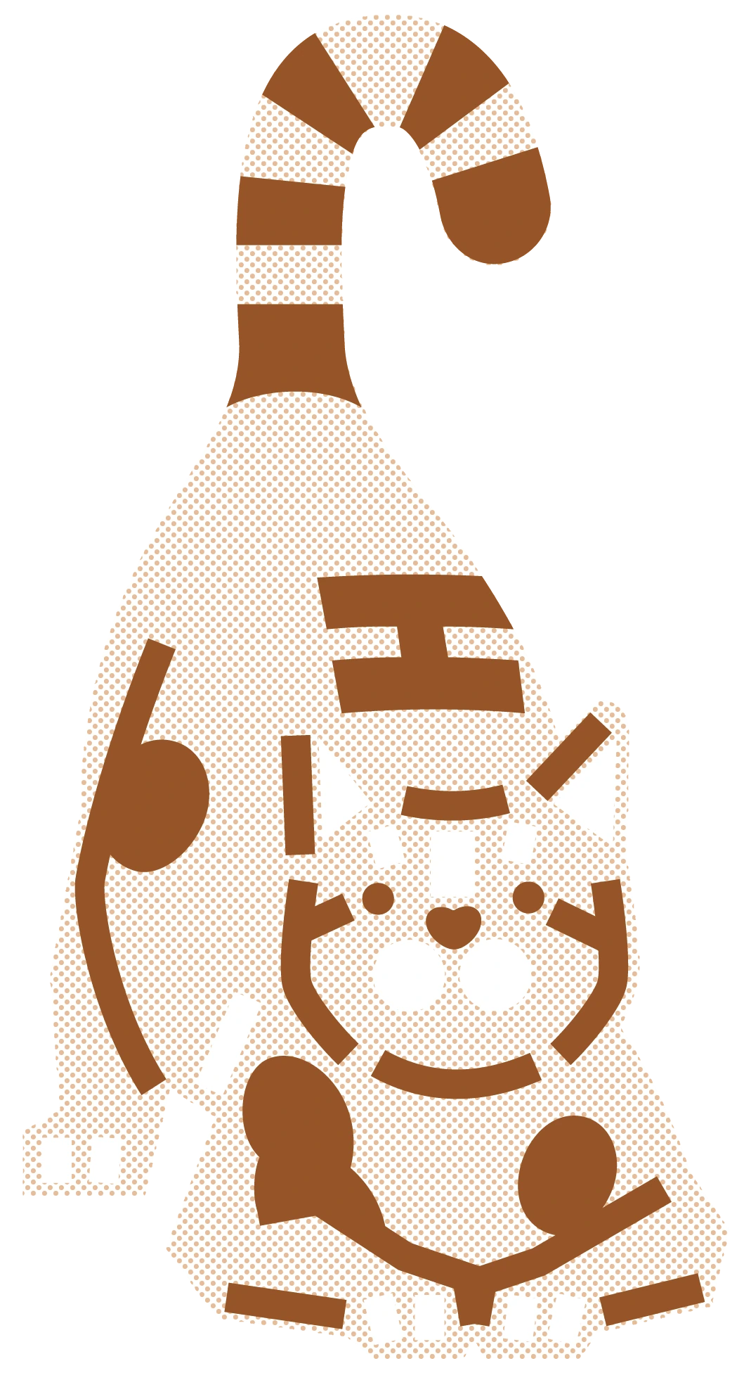 虎斑貓 Tofu 的插畫